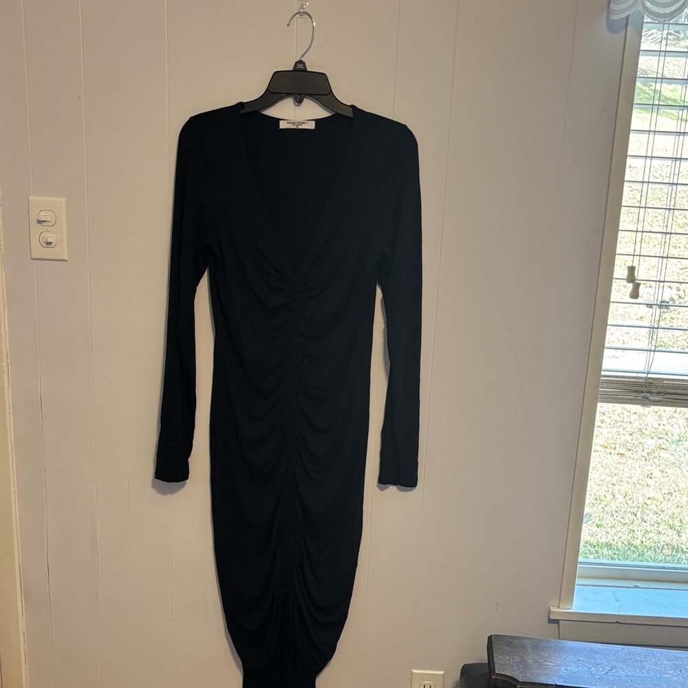 Project Social T Black Long Sleeve Dress